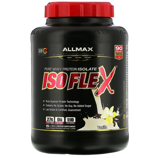 AllMax Isoflex Aislado de proteína de suero  5 Lbs