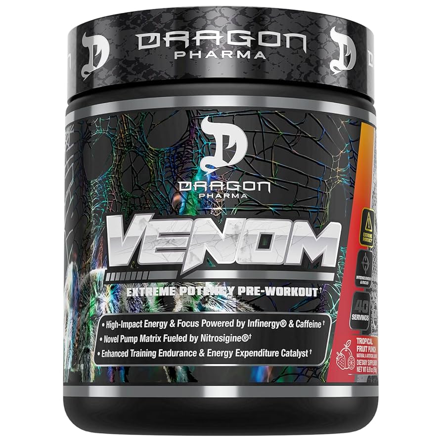 Dragon Pharma Venom Potencia Extrema Pre Entreno
