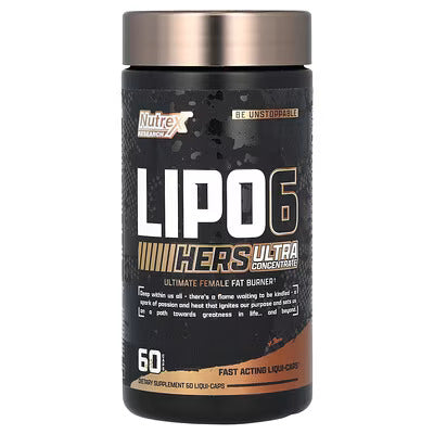 Nutrex Research Lipo 6 Black Hers Ultra Concentrate-60Serv.-60Caps.