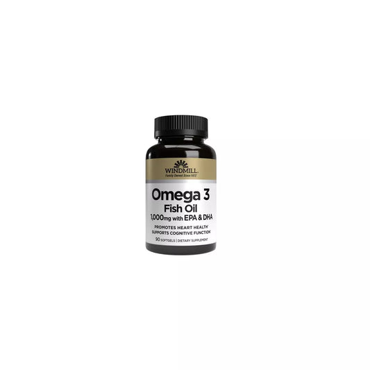 Windmill Omega 3 Epa+Dha Fish Oil, Concentrate 1000 mg - 90 Softgels