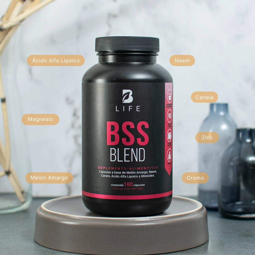 BSS B Life. Mezcla Nutricional con Melón Amargo, Neem y Canela 180 Caps