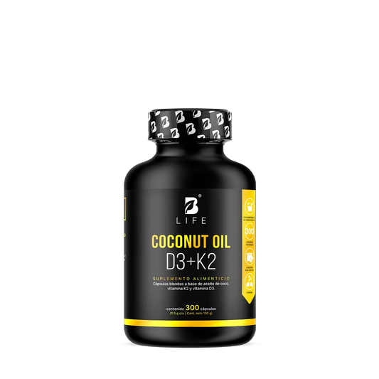 Coconut Oil D3+K2 | Aceite de Coco, Vitamina D3 y K2