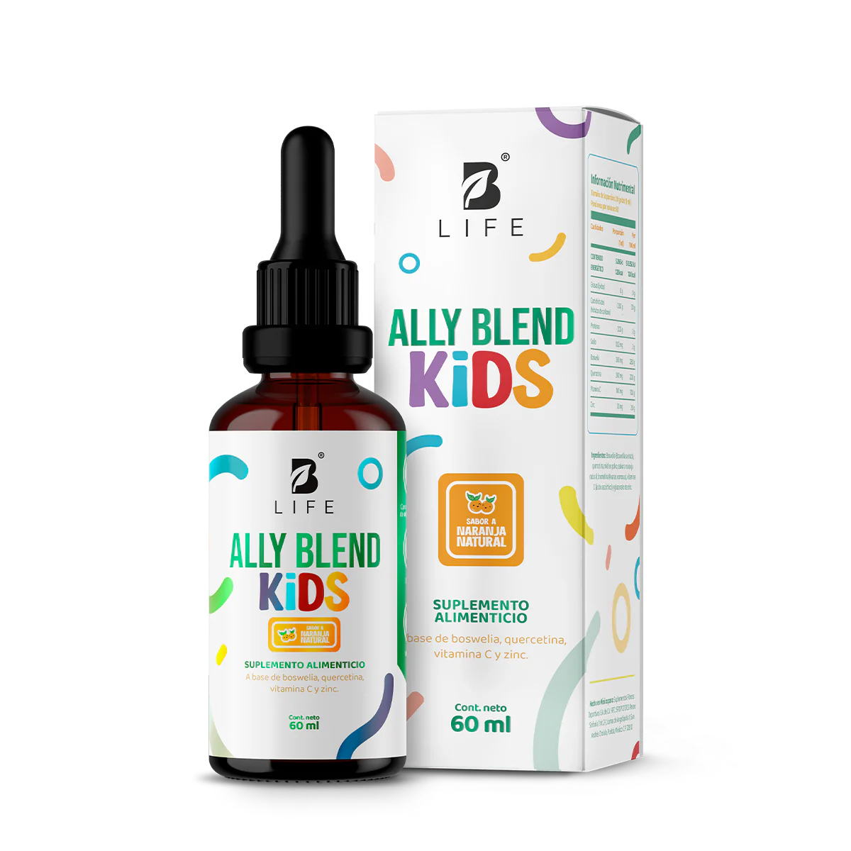 Defenc Kids Gotas B Life. Mezcla Especial con Vitaminas y Minerales
