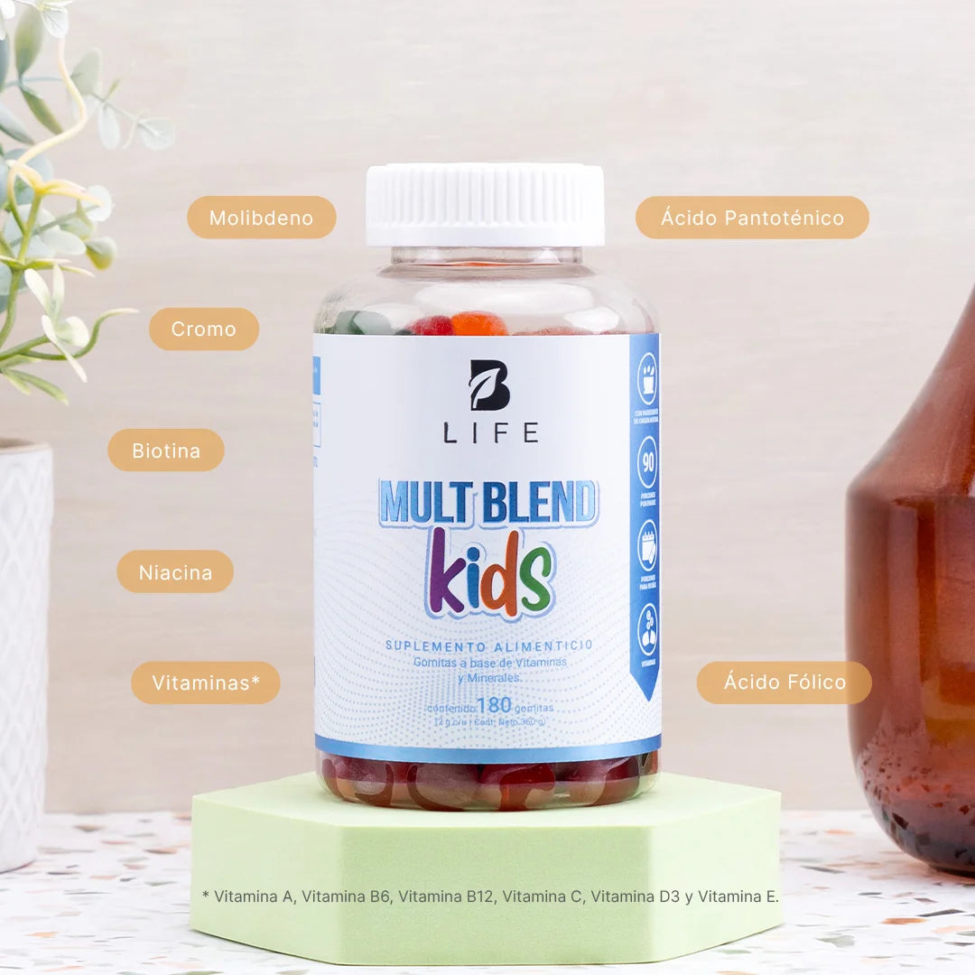 Gomitas Mult Blend Kids B Life. Multivitaminas en Gomitas