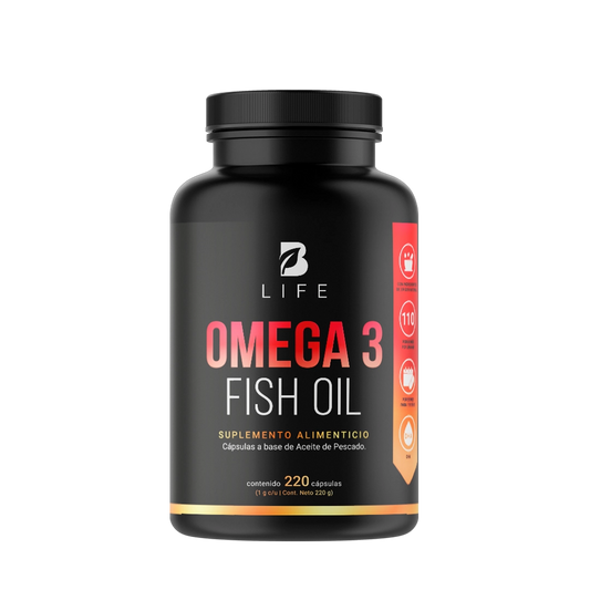 Omega 3 Fish Oil | Omega 3 Aceite de Pescado 220 cap