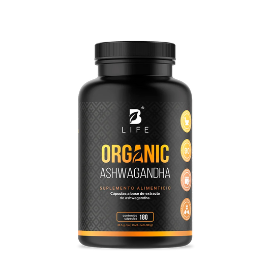 Organic Ashwagandha B Life. Apoyo Natural para el Equilibrio 180 Caps