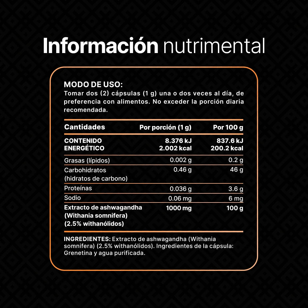 Organic Ashwagandha B Life. Apoyo Natural para el Equilibrio 180 Caps