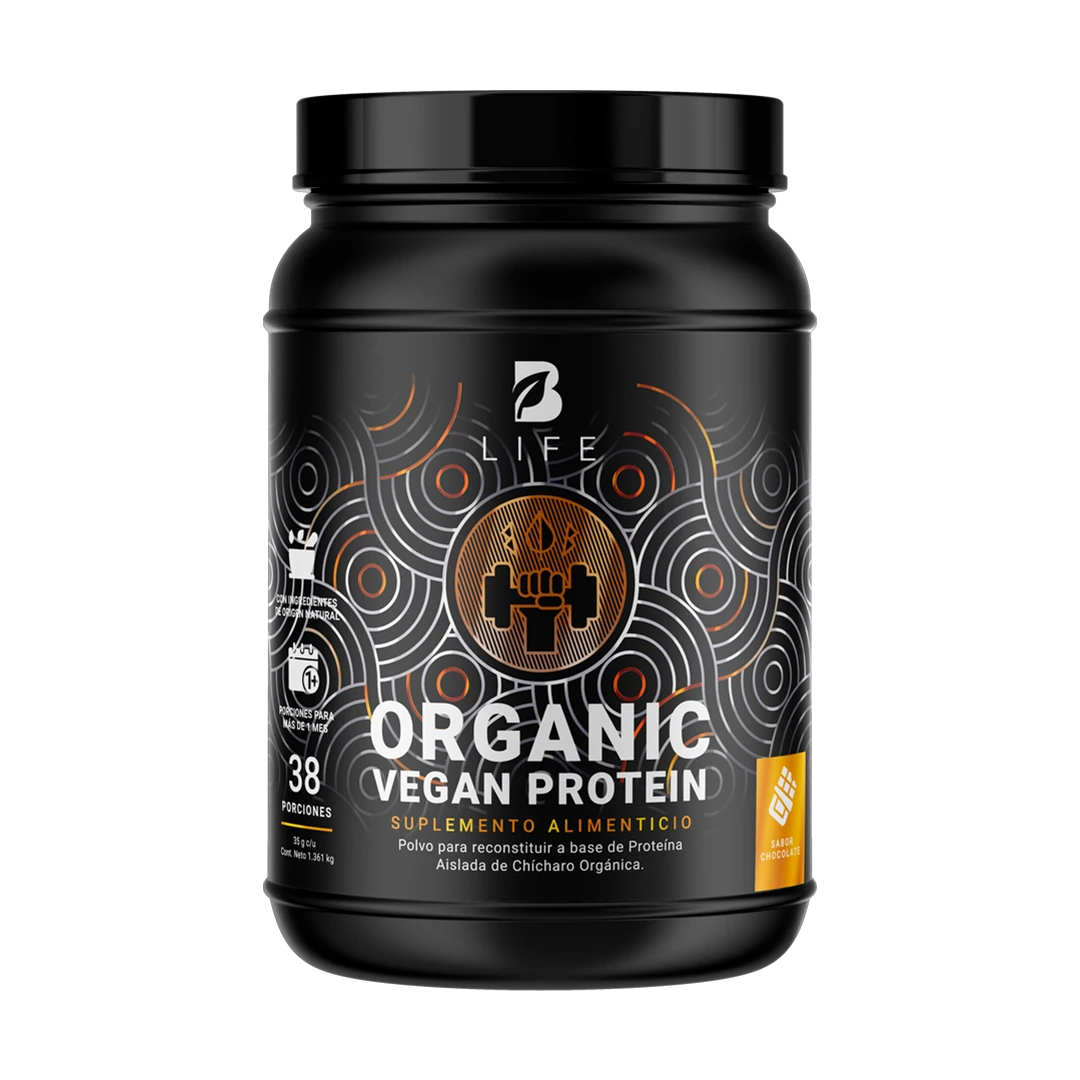 Organic Vegan Protein  B Life. Mezcla en Polvo con Proteína Vegetal