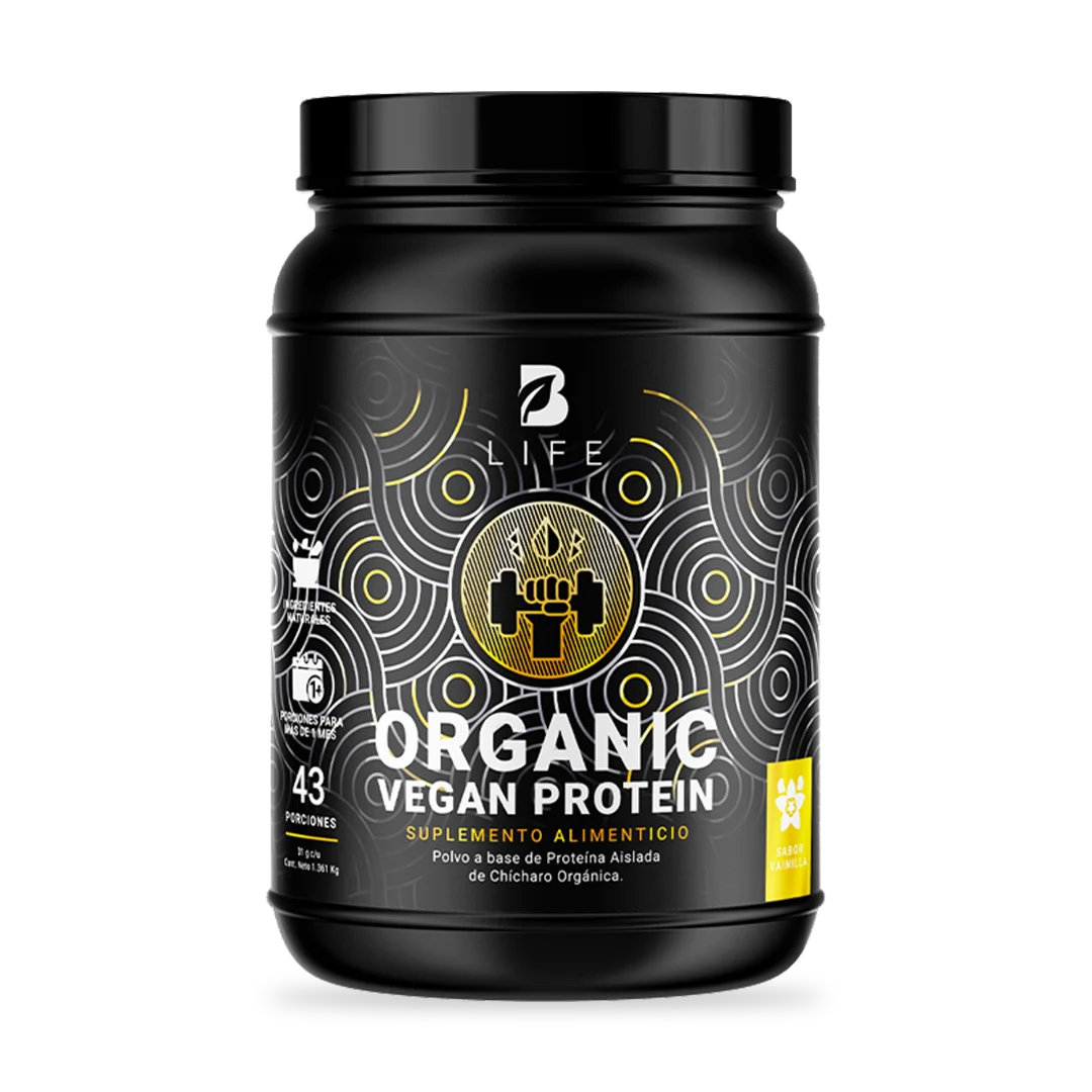 Organic Vegan Protein  B Life. Mezcla en Polvo con Proteína Vegetal