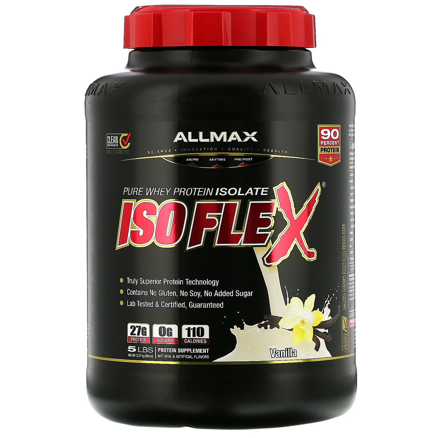 AllMax Isoflex Aislado de proteína de suero  5 Lbs
