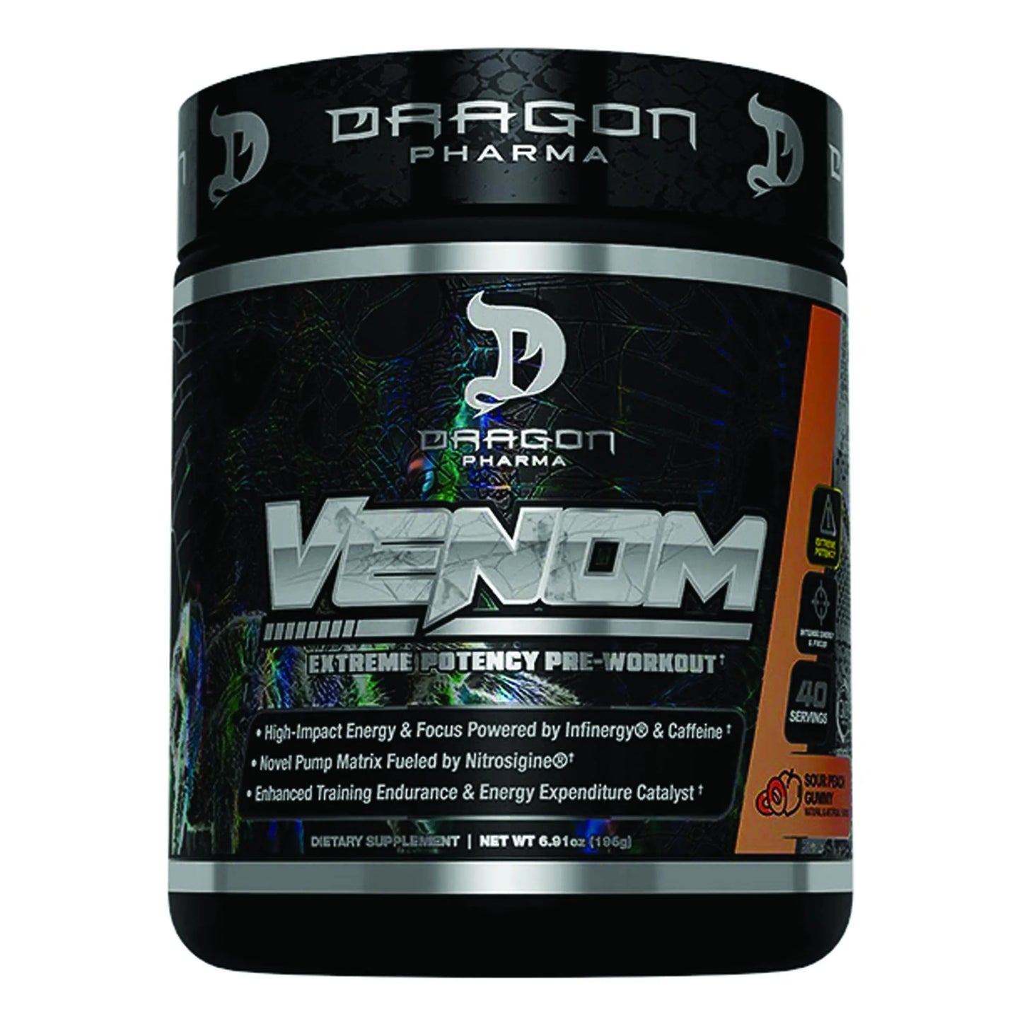 Dragon Pharma Venom Potencia Extrema Pre Entreno
