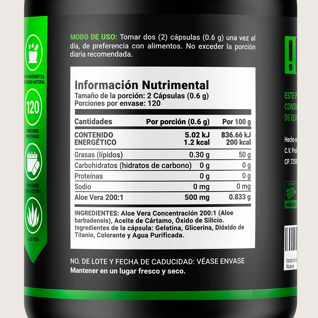 Aloe Vera | Extracto Puro de Aloe Vera