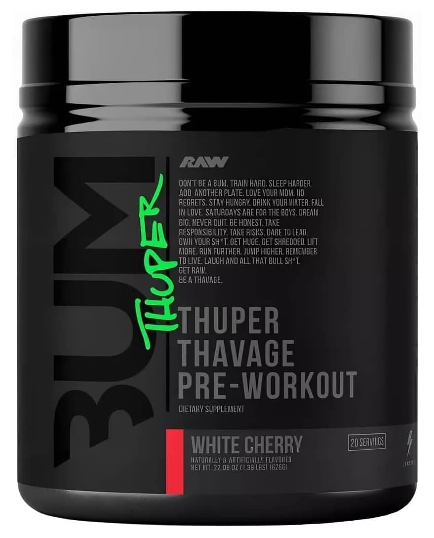 Raw Cbum Thuper Thavage Pre Workout