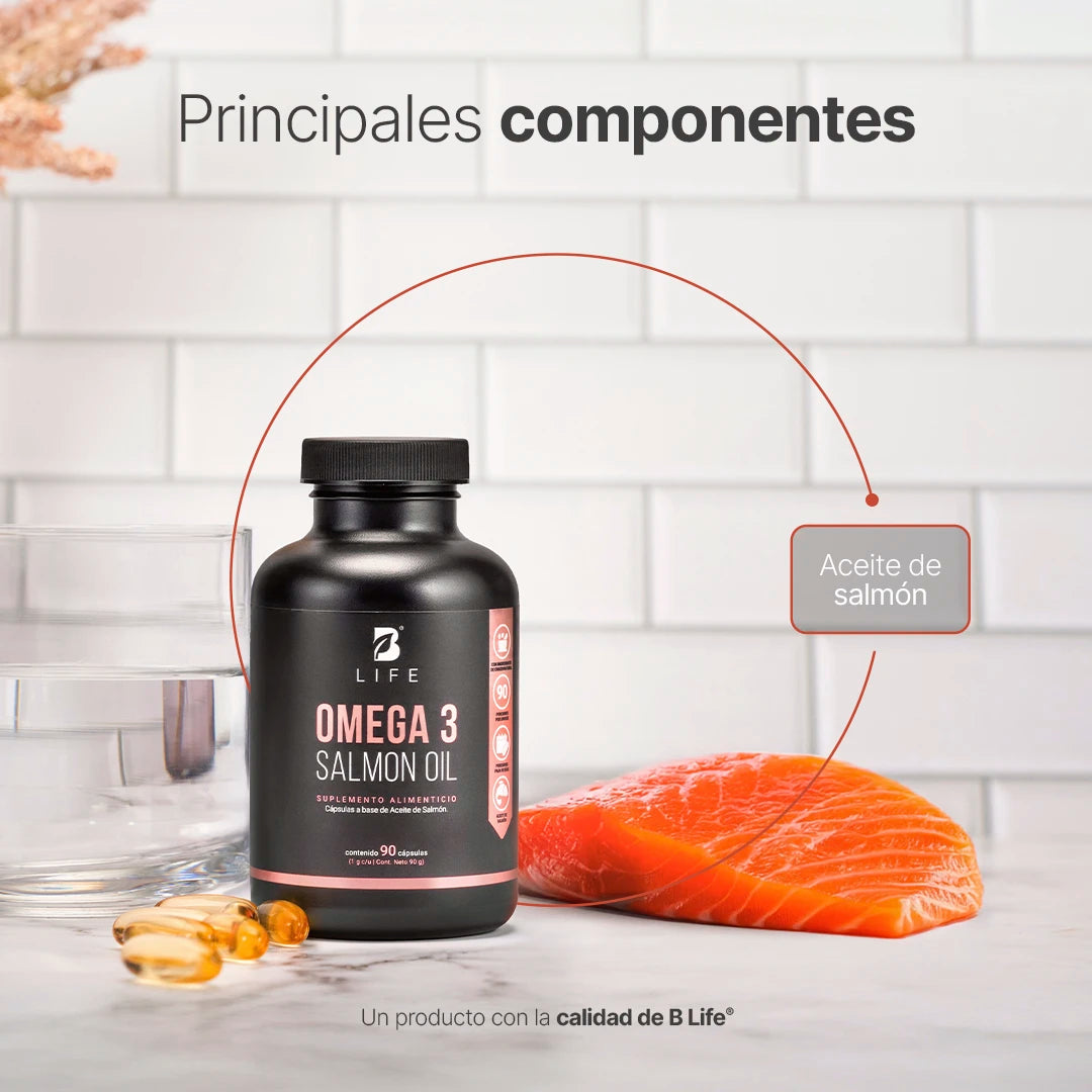 Omega 3 Salmon Oil | Omega 3 Aceite Puro de Salmón