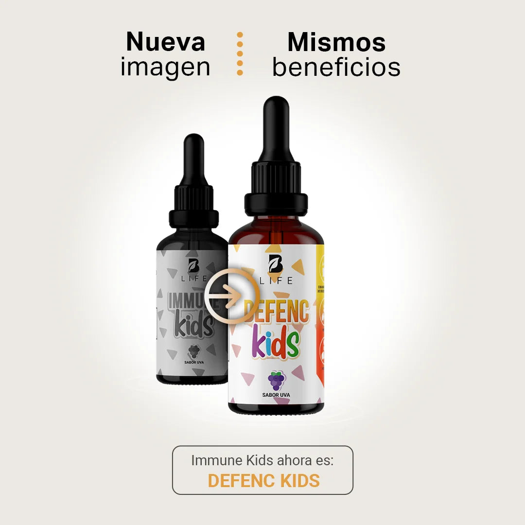 Defenc Kids Gotas B Life. Mezcla Especial con Vitaminas y Minerales