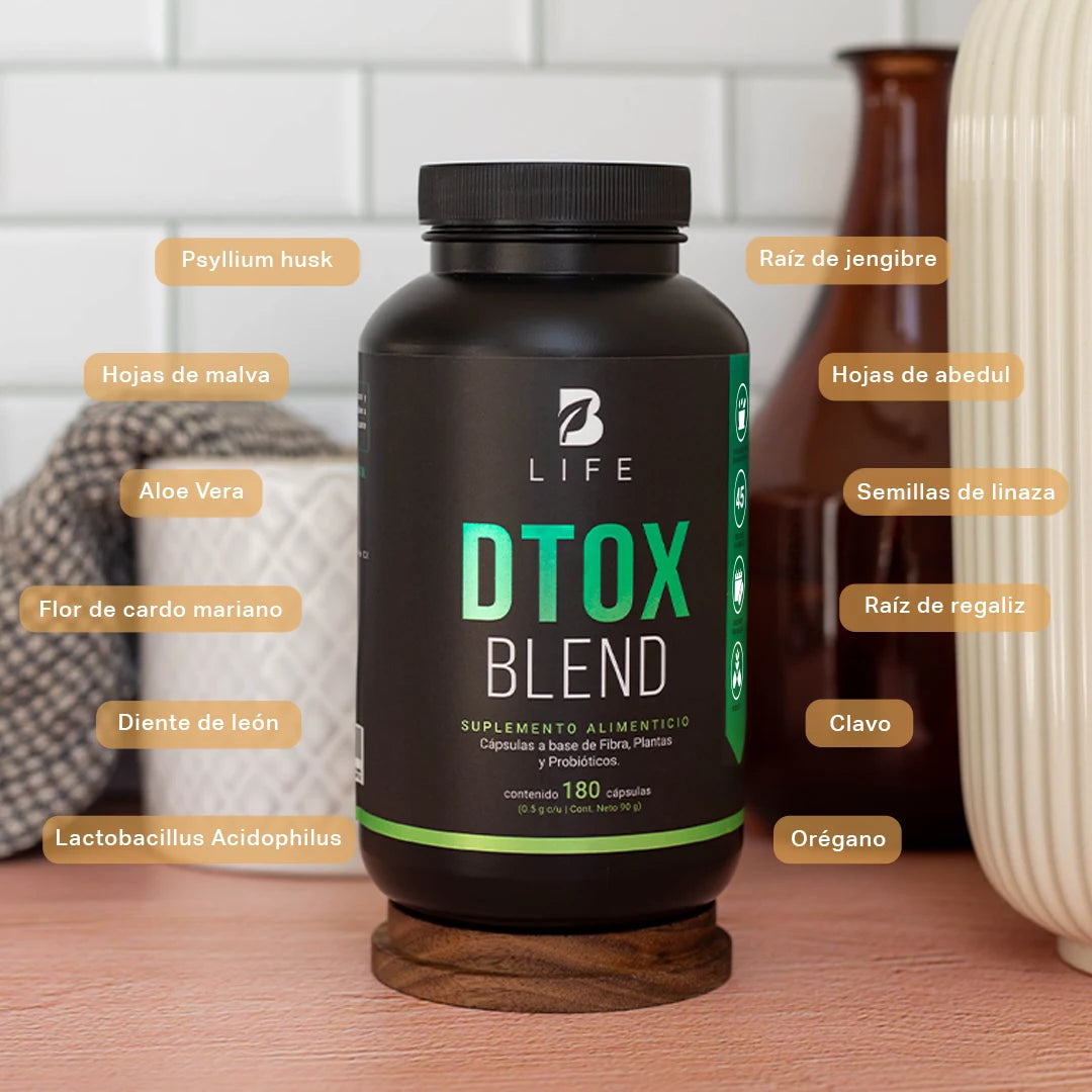 Dtox Blend | Psyllium Husk, Malva y Diente de León