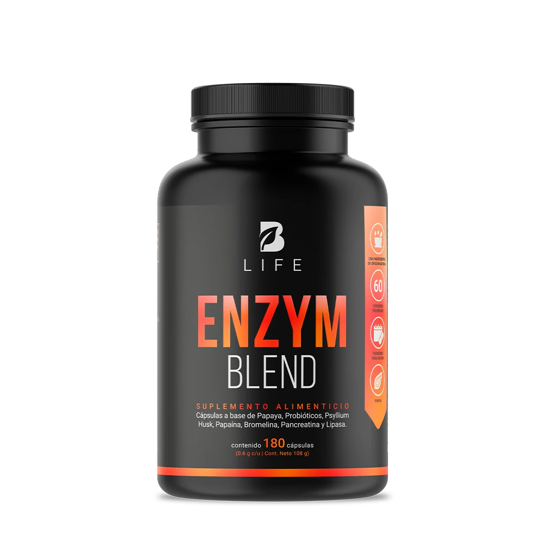 Enzym Blend B Life. Mezcla de Enzimas Digestivas y Extractos Naturales