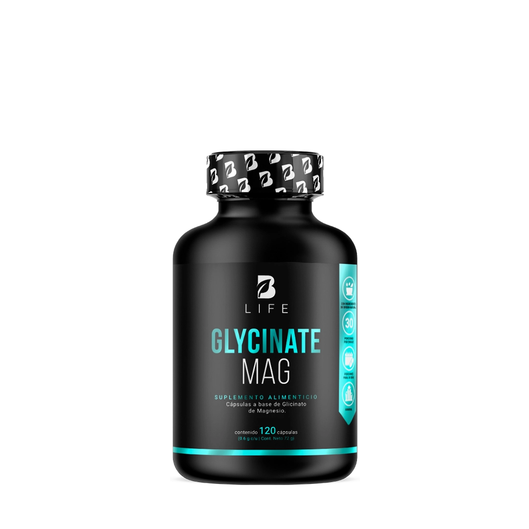 Glicinato de Magnesio | Alta Absorción | 1800 mg por porción | B Life