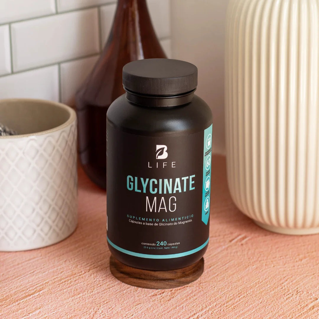 Glicinato de Magnesio | Alta Absorción | 1800 mg por porción | B Life