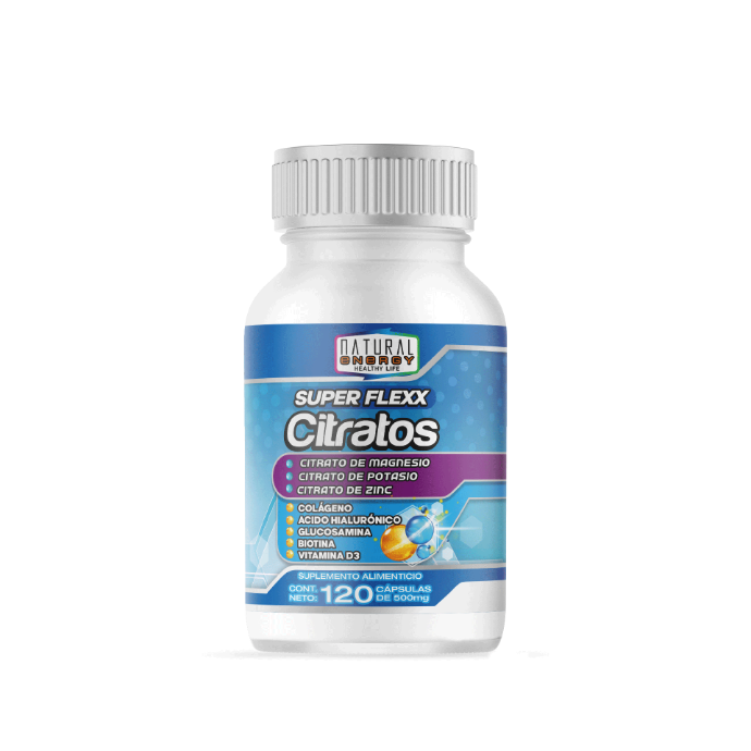 Natural Energy CITRATOS SUPER FLEXX N.E. 120 cap
