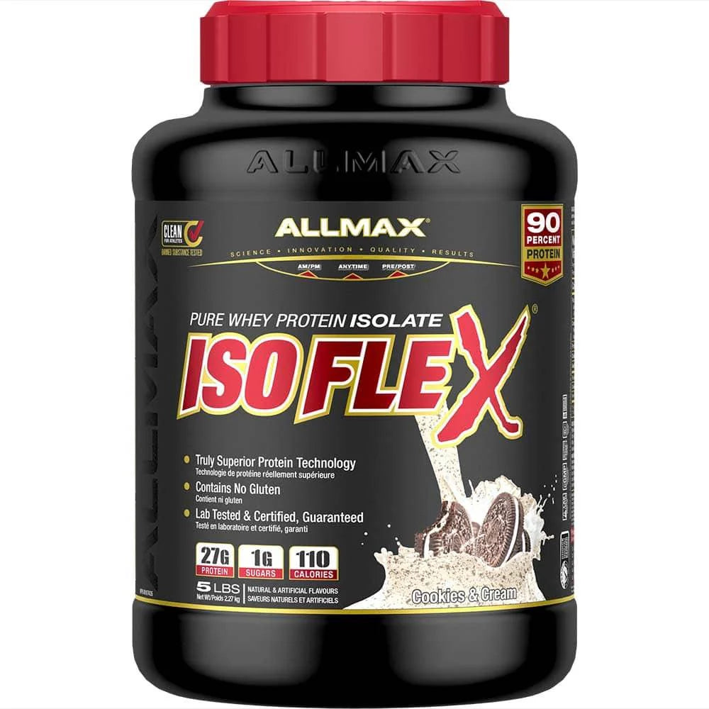 AllMax Isoflex Aislado de proteína de suero  5 Lbs