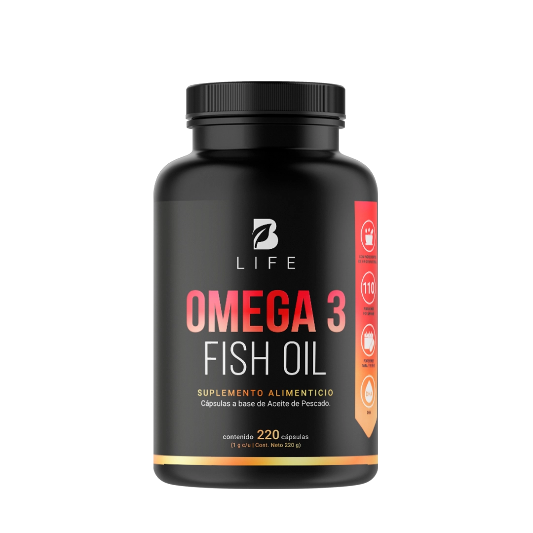 Omega 3 Fish Oil | Omega 3 Aceite de Pescado 220 cap