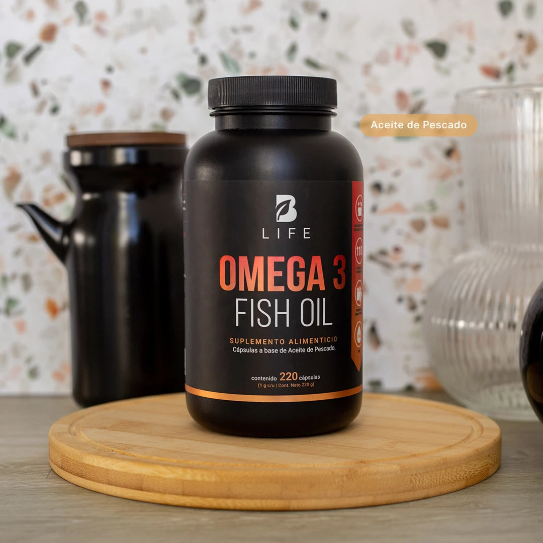 Omega 3 Fish Oil | Omega 3 Aceite de Pescado 220 cap