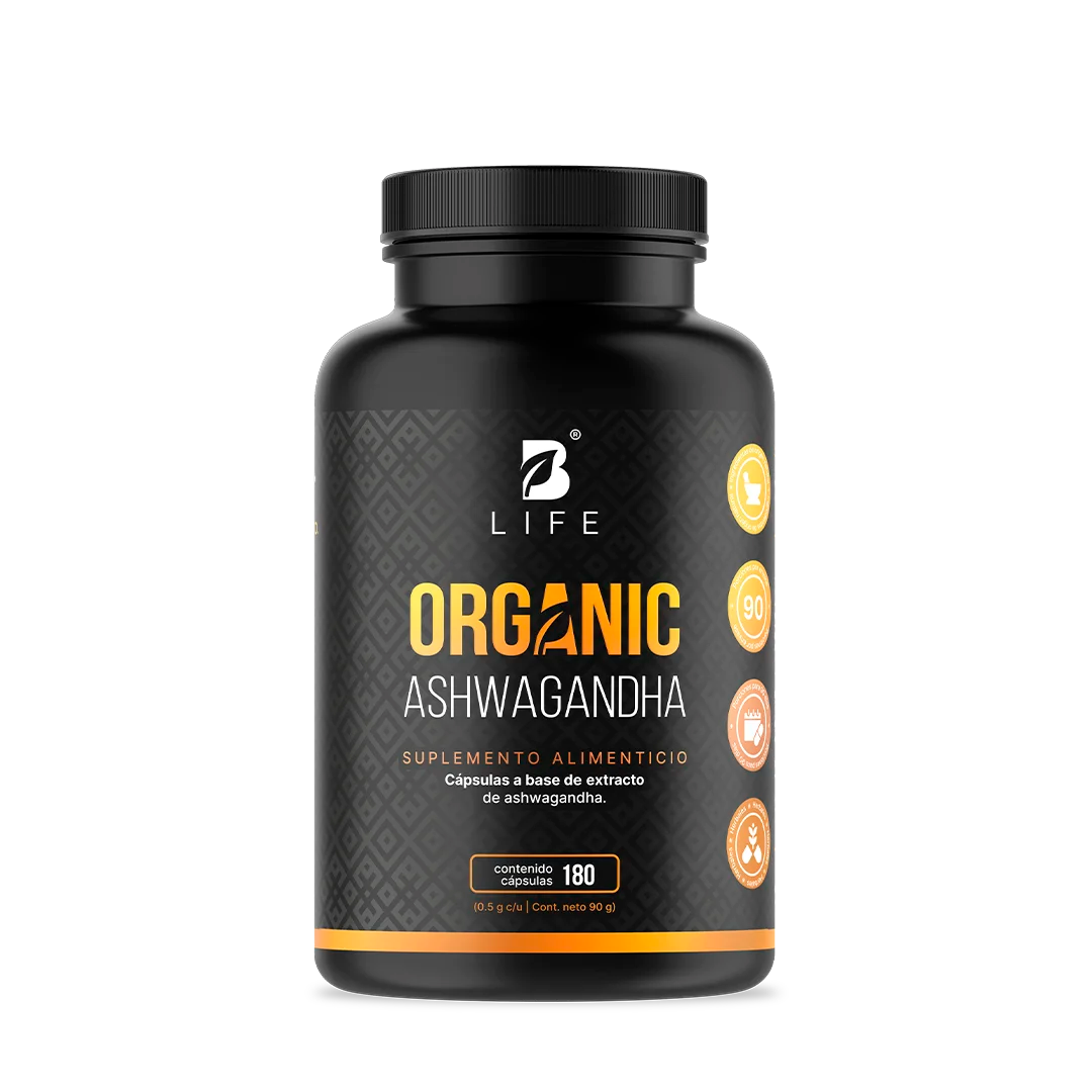 Organic Ashwagandha B Life. Apoyo Natural para el Equilibrio 180 Caps
