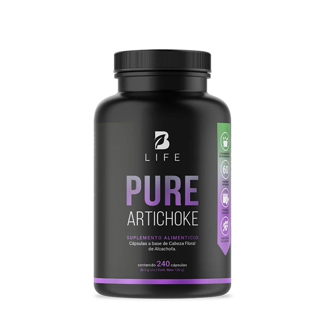 Alcachofa Pura | 2000 mg por Porción | 240 Cápsulas | Ingredientes de Origen Natural | B Life